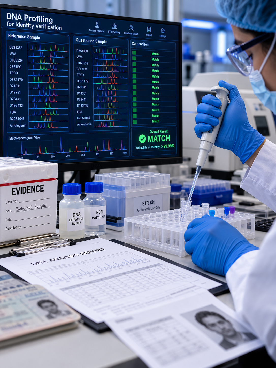 DNA Profiling for Identity Verification