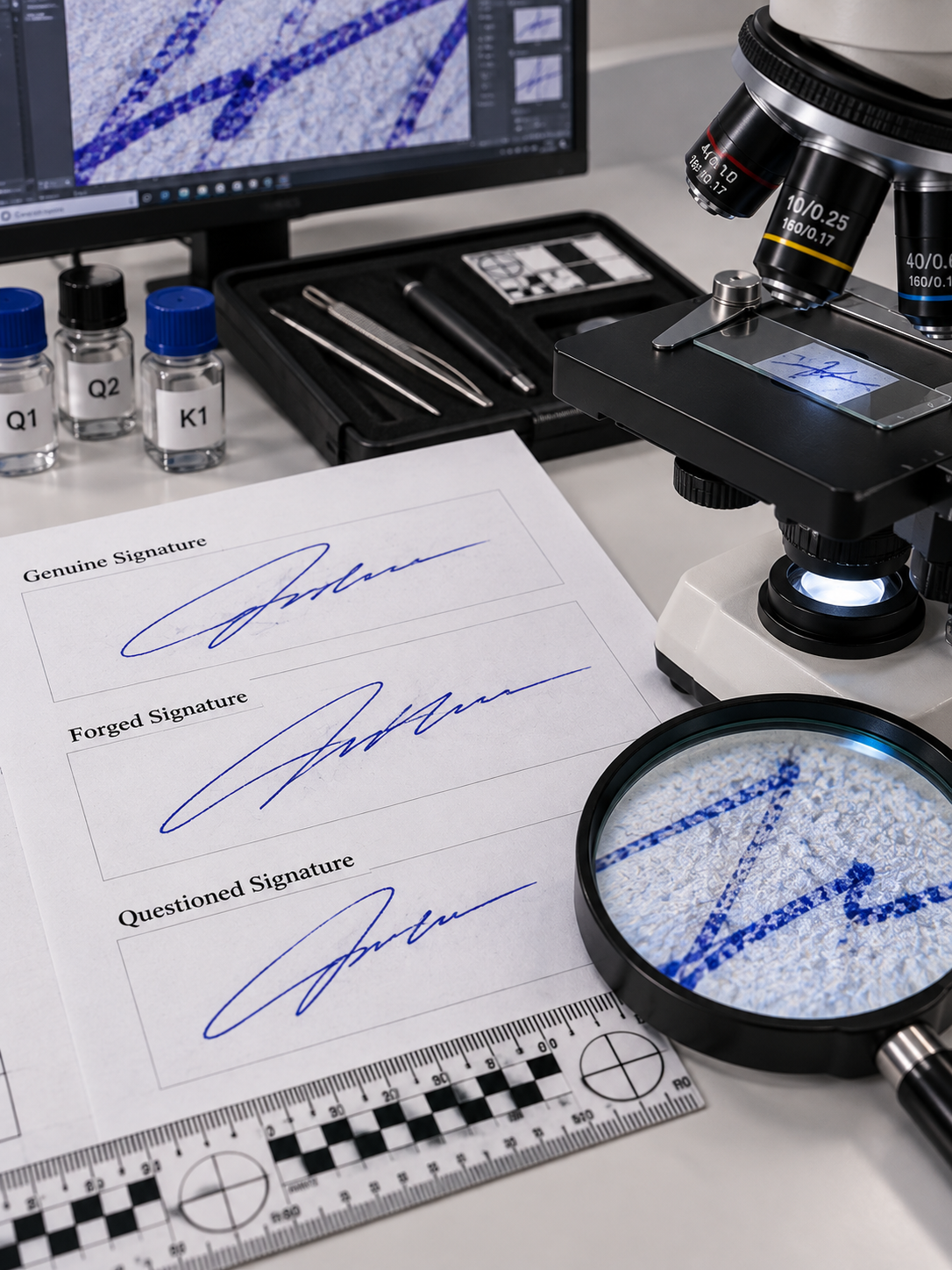 Signature Forgery in Banking Fraud